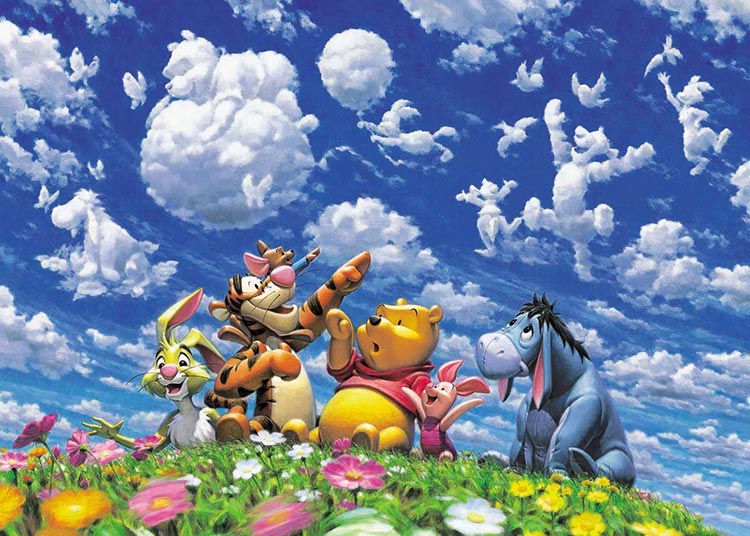 楽天市場 Ten Dpg500 594 ディズニー ブルースカイ ファンタジー くまのプーさん 500ピース ジグソーパズル テンヨー ジグソークラブ楽天市場店