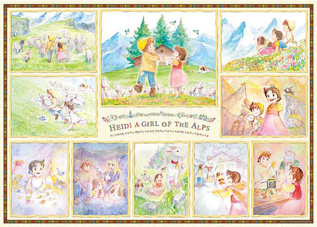 楽天市場】ジグソーパズル 300ピース おひるね(アルプスの少女ハイジ