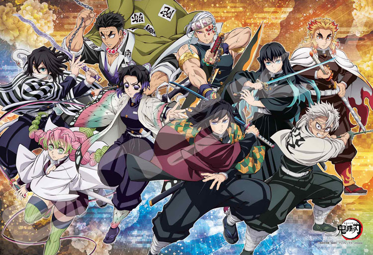 楽天市場】ジグソーパズル 1000ピース キャラクター集合(鬼滅の刃) ENS