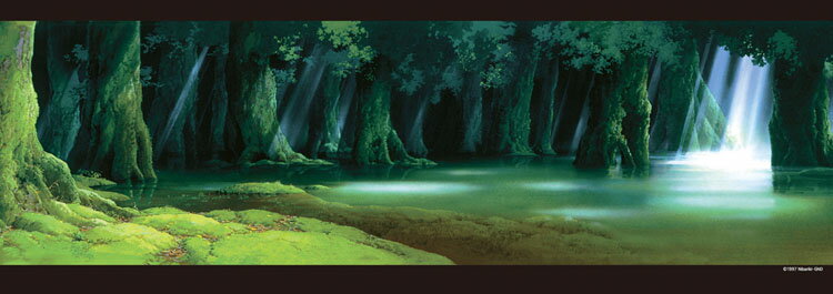 ジグソーパズル シシ神の森 352ピース もののけ姫 ENS-352-203 エンスカイ ［CP-GH］画像