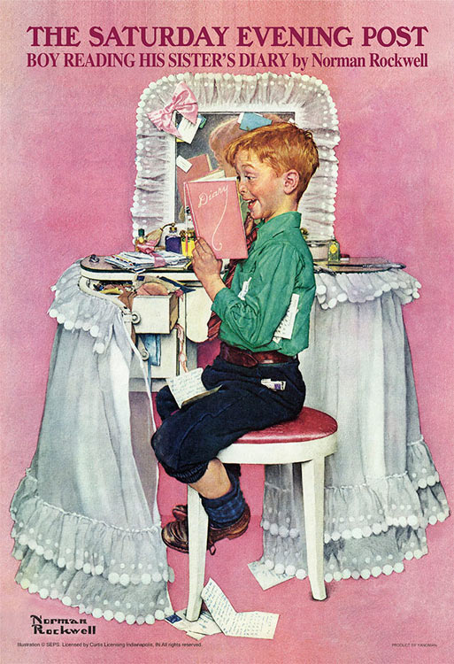 楽天市場 Yam 03 2 ノーマン ロックウェル お姉ちゃんの日記 300ピース ジグソーパズル パズル Puzzle ギフト 誕生日 プレゼント ジグソークラブ楽天市場店