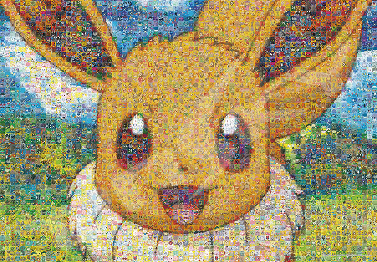 ジグソーパズル ENS-500T-L20 ポケモンモザイクアートR-イーブイ-(ポケモン) 500ピース エンスカイ ［CP-PK］ パズル Puzzle ギフト 誕生日 プレゼント画像