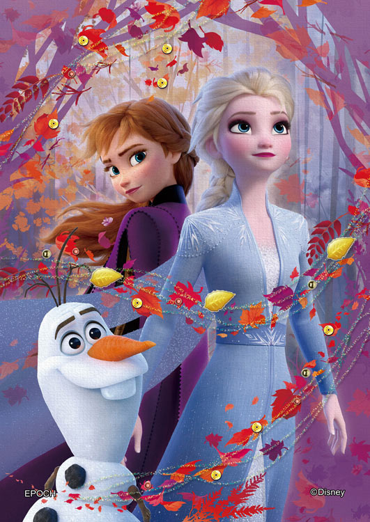 楽天市場】ジグソーパズル Elsa & Anna （エルサ＆アナ）-autumn red