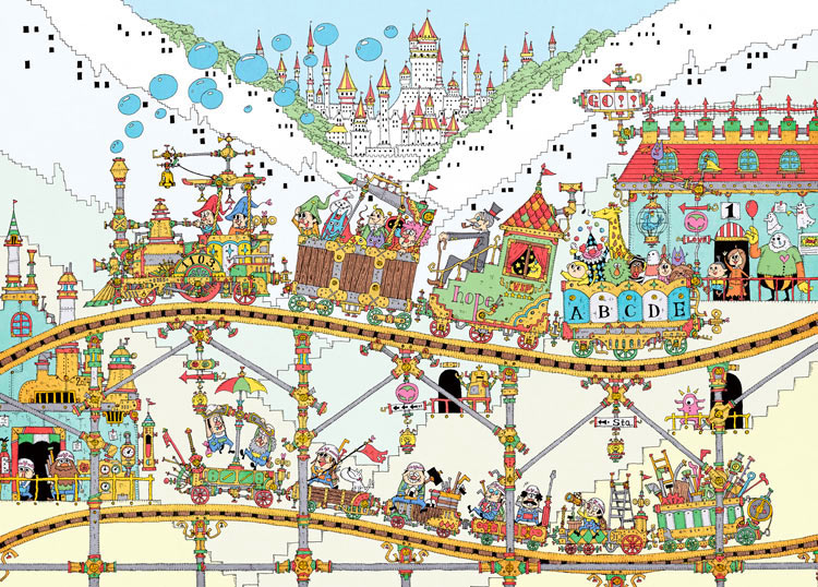 楽天市場 ジグソーパズル Epo 79 159s イラスト おとな遊園地 500ピース パズル Puzzle ギフト 誕生日 プレゼント 誕生日プレゼント 森のおもちゃ屋さん