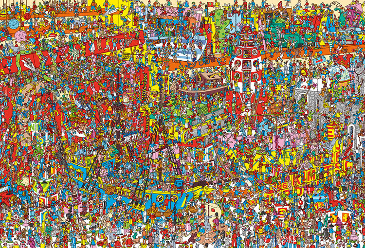 楽天市場】ジグソーパズル Where's Wally? おもちゃがいっぱい 2000 