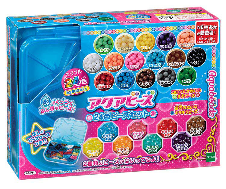 アクアビーズ☆100個入り×70袋 Amazon | アクアビーズ ポリゴンビーズ16色セット & アクア