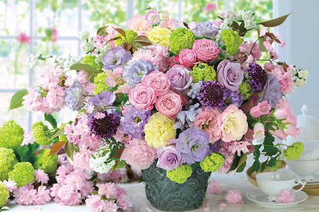 楽天市場 App 1000 858 フラワー 春色のハーモニー 1000ピース ジグソーパズル パズル Puzzle ギフト 誕生日 プレゼント ジグソークラブ楽天市場店