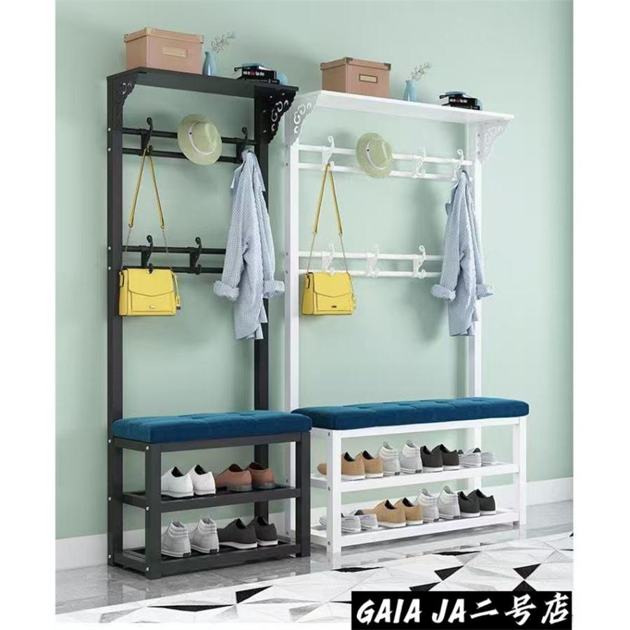 部屋の入り口長椅子 部屋の入り口 ハンガー仕合わせ 腰掛け 服掛け照明ランプ 靴棚 腰掛け付 部屋の入り口納める 長椅子ハンガー 2段シューズ仕合わせ 長椅子 腰掛け 厚地の外套掛け