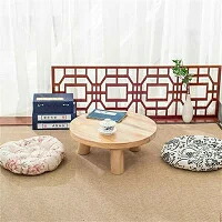本格食台3本脚一覧表 生まれながら木製醇乎たる材チャブ台 ちゃぶだい ミニ一覧表 小型一覧表 丸型一覧表 円卓 座卓 レトロカラー 和風一覧表 和室一覧表 生まれながら肌理 子供部屋 取り合わせ畳 ミニ食台