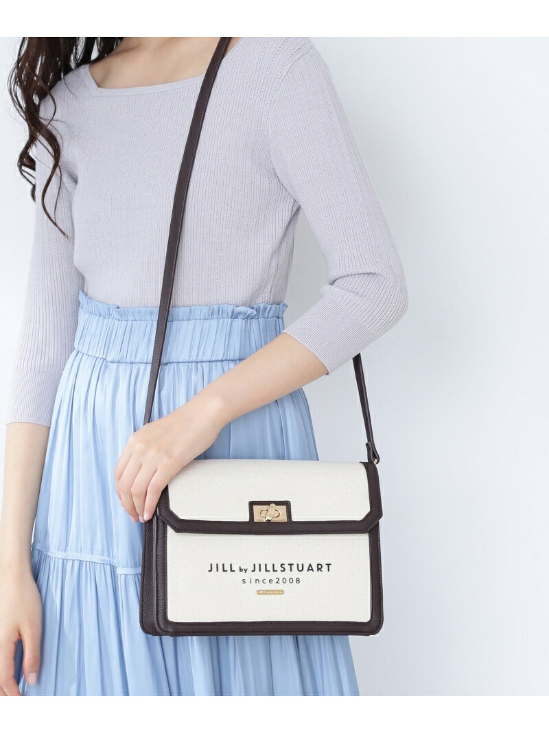 楽天市場 美人百花4月号掲載商品 ロゴポシェット Jill By Jillstuart ジル バイ ジルスチュアート バッグ バッグその他 ホワイト パープル ネイビー 送料無料 Rakuten Fashion Jill By Jillstuart