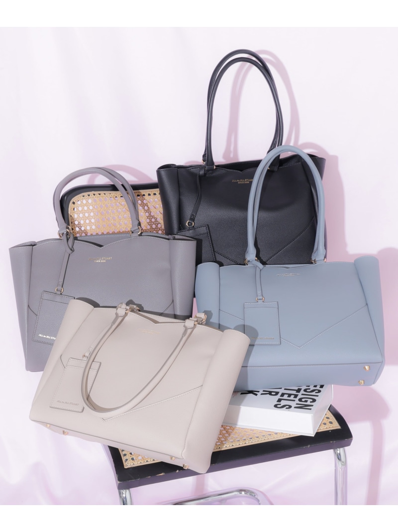 ハートカッティングA4トートバッグ JILL by JILL STUART ジル バイ ジル スチュアート バッグ その他のバッグ ブラック ベージュ ブルー グレー【先行予約】*【送料無料】[ Fashion]｜JILL by JILL STUART