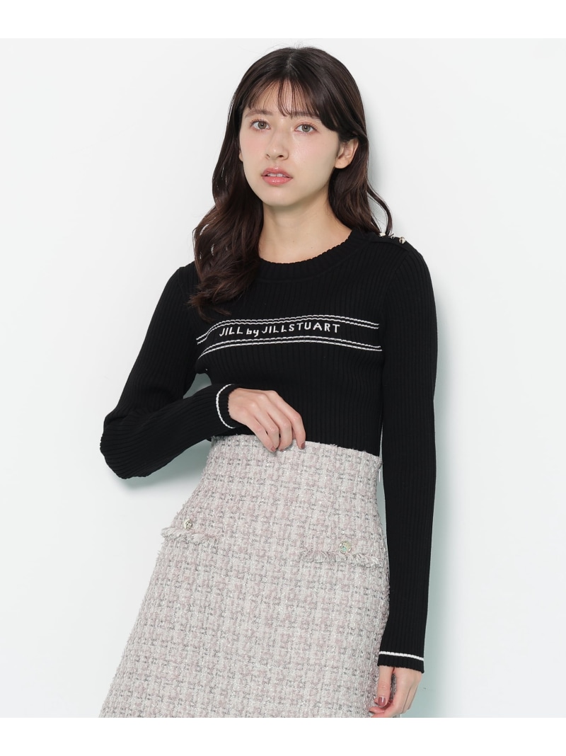 楽天市場】リボンブーケロゴ刺繍スウェット JILL by JILL STUART ジル