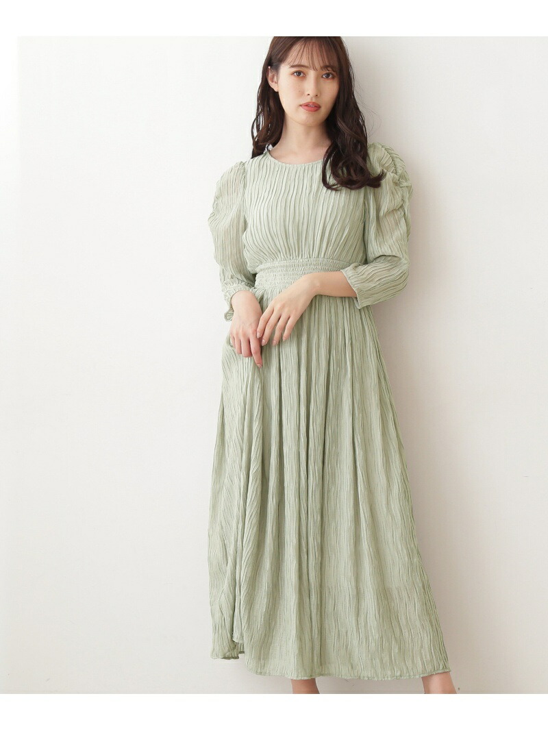 楽天市場 Sale 50 Off ギャザースリーブワンピース Jill By Jillstuart ジル バイ ジルスチュアート ワンピース ワンピースその他 グリーン ホワイト ピンク Rba E 送料無料 Rakuten Fashion Jill By Jillstuart