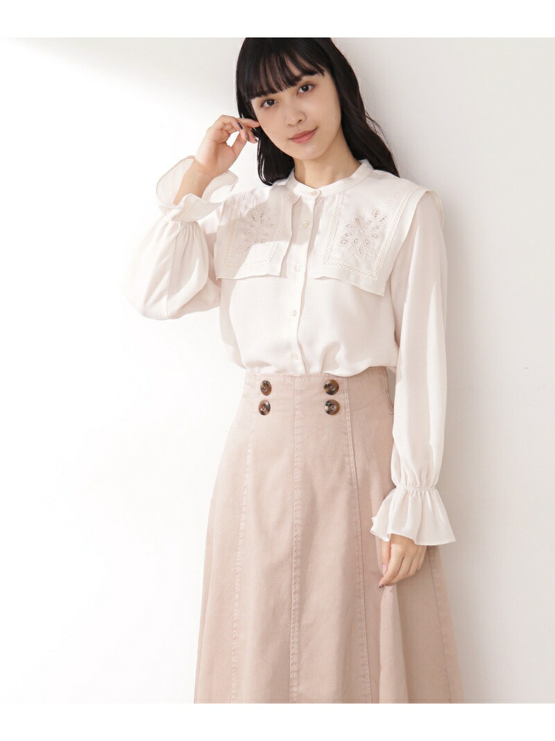 ビックカラーブラウス Jill By Jillstuart ジル バイ ジルスチュアート シャツ ブラウス シャツ ブラウスその他 ベージュ ホワイト 先行予約 送料無料 Rakuten Fashion Maisons Coudrelle Fr