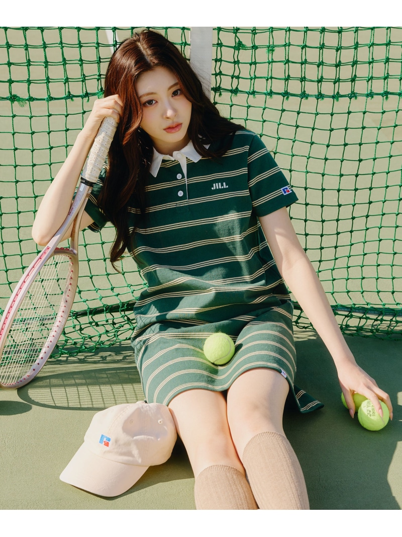 Russell Athletic 別注ラグビー衣装 JILL by JILL STUART 内鰓 バイ 内鰓 スチュアート 衣装・御召しもの 衣装 緑であること サクラ色 米国海軍【貨物輸送無料】[ Fashion]