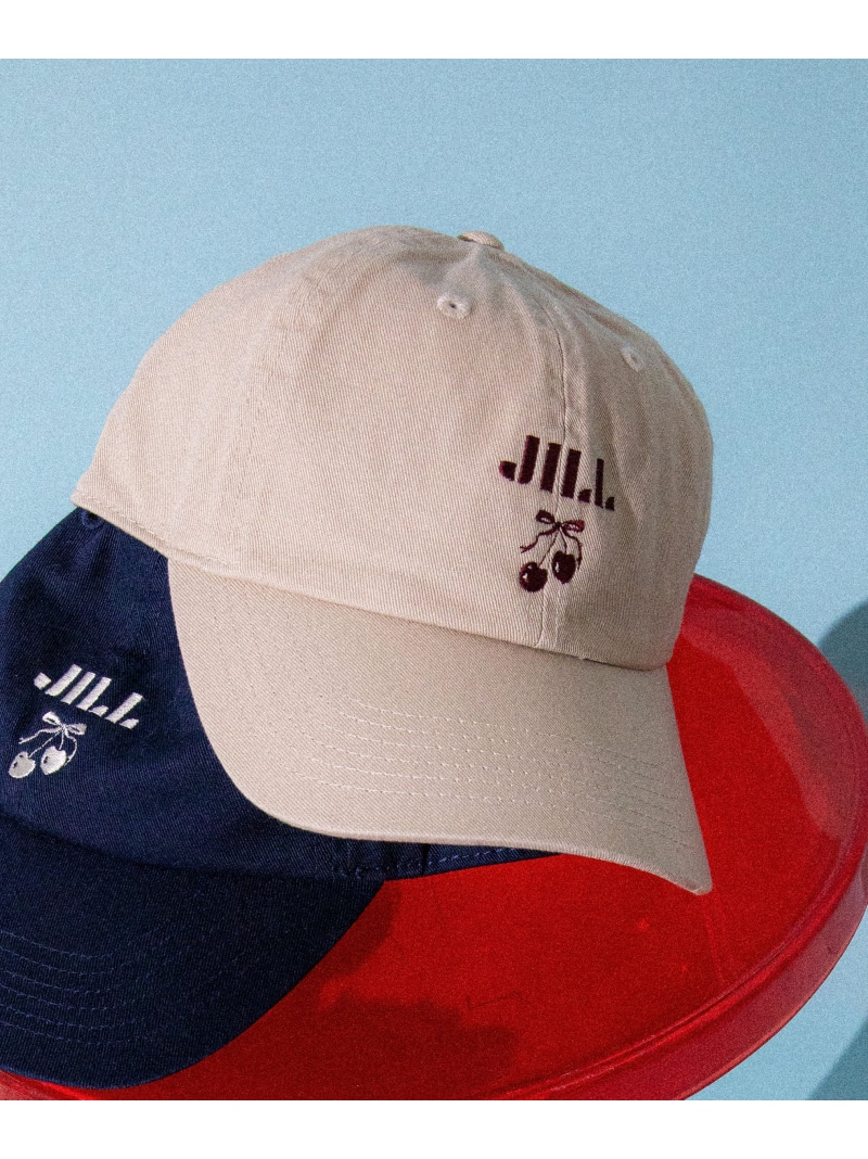 ＜Cherryシリーズ＞キャップ JILL by JILL STUART ジル バイ ジル スチュアート 帽子 その他の帽子 ベージュ ネイビー【先行予約】*【送料無料】[ Fashion]