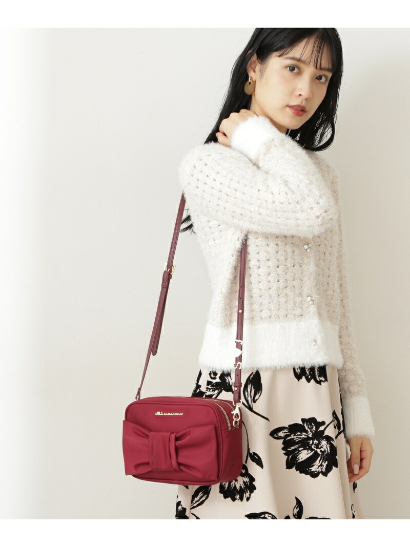 楽天市場 イニシャルカスタムシリーズ コンバーチブルリボンポ Jill By Jillstuart ジル バイ ジルスチュアート バッグ バッグその他 レッド ブラック 送料無料 Rakuten Fashion Jill By Jillstuart