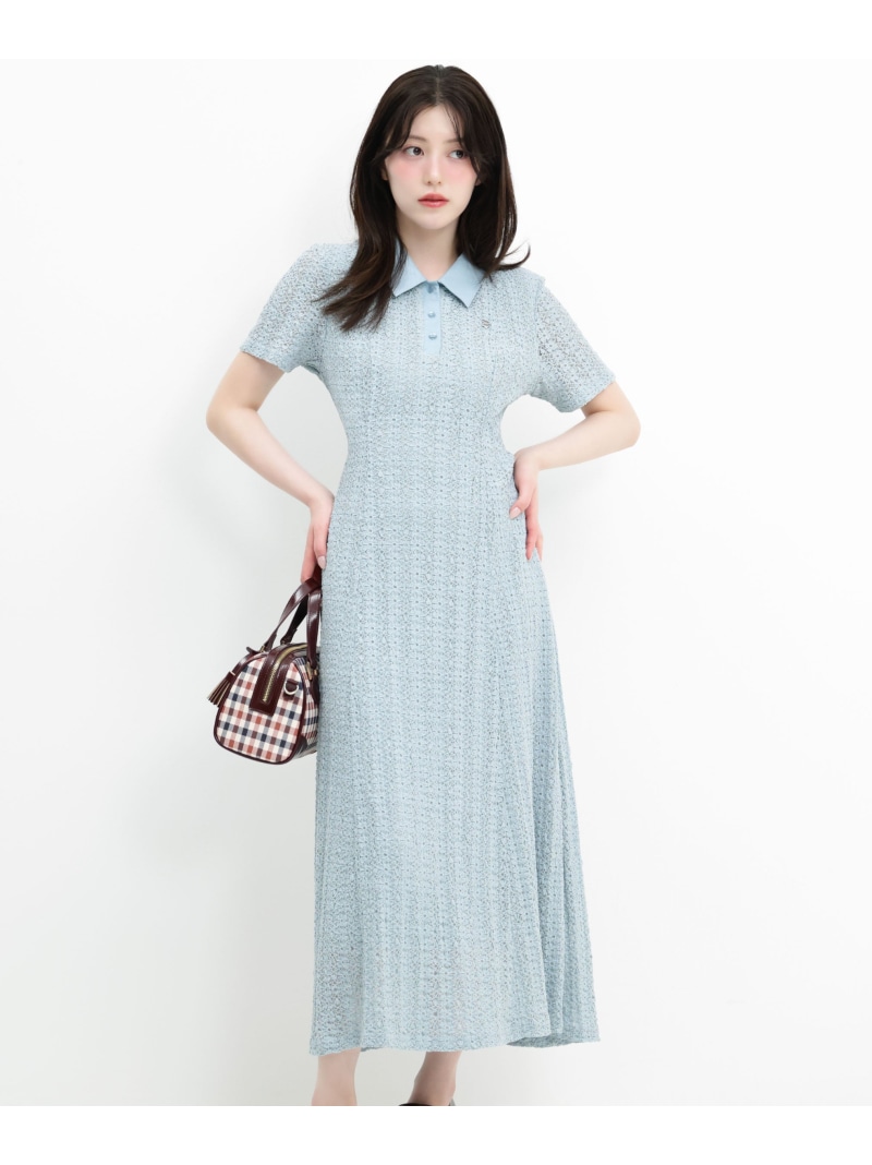レースポロワンピース JILL by JILL STUART 内鰓 バイ 内鰓 スチュアート 衣装・御召しもの 衣装 青み 白いこと 黄色【此れから取っておく】*【貨物輸送無料】[ Fashion]