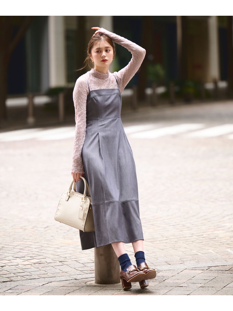 JILL STUART ジルスチュアート　ノースリーブワンピース パステル　S JILL STUART ジルスチュアート ノースリーブワンピース パステル