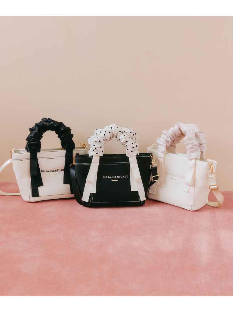フリルハンドルトート JILL by JILL STUART 内鰓 バイ 内鰓 スチュアート 御徒面子 余分の物の御徒面子 白いこと 黒いこと【貨物輸送無料】[ Fashion]