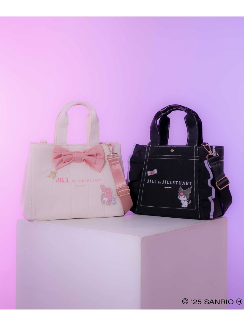 JILL BY JILLSTUART ビジューフリルトート ピンクポッピン ビジューフリルトート | JILL by JILL STUART（ジル バイ ジル