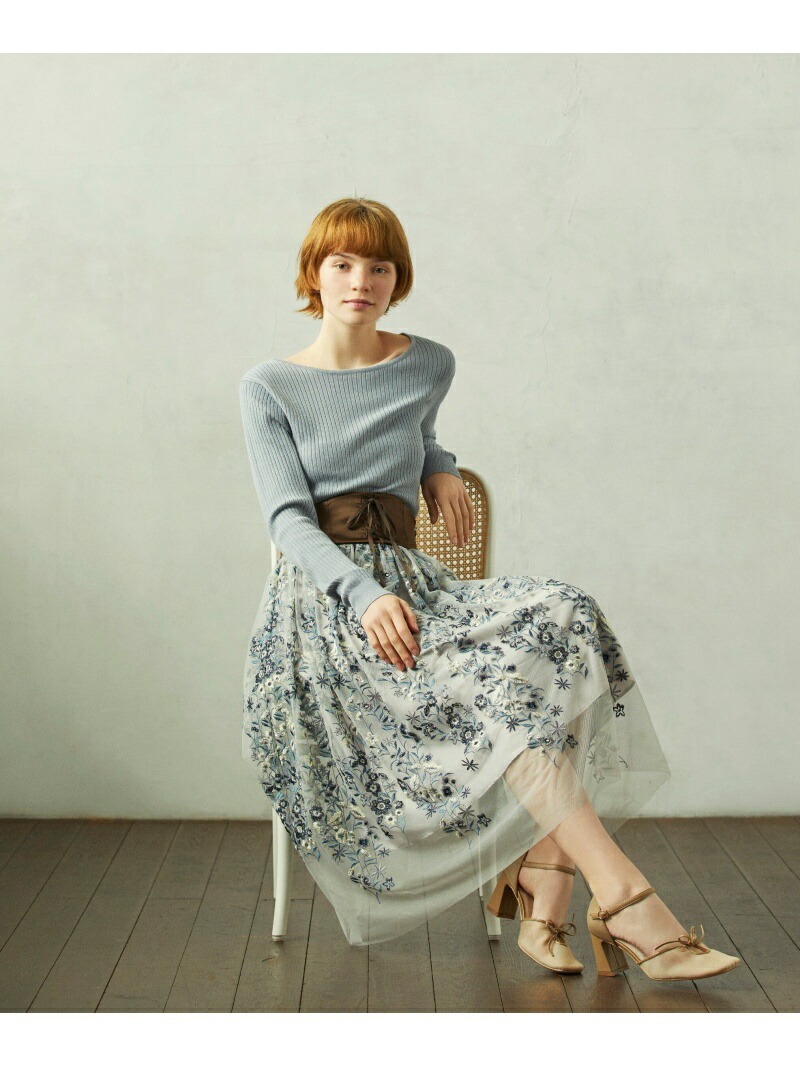 21高い素材 ジル Jillstuart By Jill Sale 30 Off エンブロイダリーチュール バイ Fashion ホワイト Rba E 送料無料 Rakuten ブルー ワンピースその他 ワンピース ジルスチュアート ワンピース