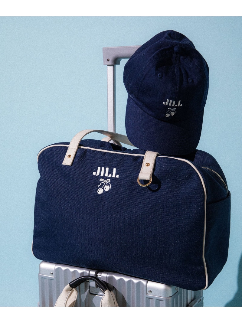 ＜Cherryシリーズ＞トラベルボストンバッグ JILL by JILL STUART ジル バイ ジル スチュアート バッグ その他のバッグ ピンク ホワイト ネイビー【先行予約】*【送料無料】[ Fashion]｜JILL by JILL STUART