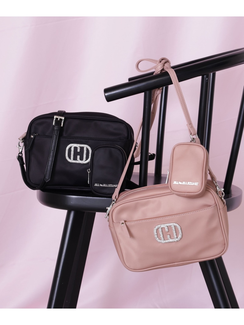 Wink J マルチユースポシェット JILL by JILL STUART ジル バイ ジル スチュアート バッグ その他のバッグ ブラック ピンク【送料無料】[ Fashion]｜JILL by JILL STUART