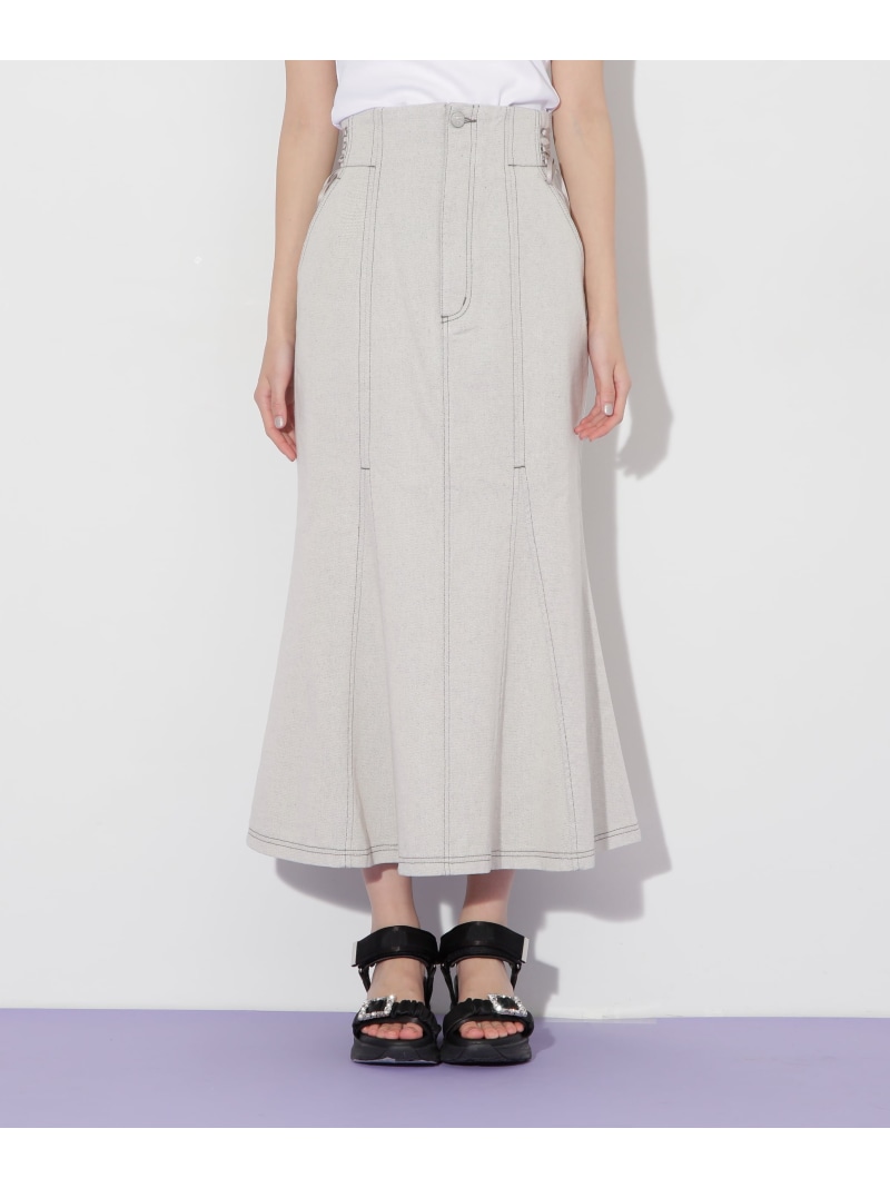 【SALE／30%OFF】サイドレースアップデニムマーメイドスカート JILL by JILL STUART ジル バイ ジル スチュアート スカート その他のスカート ブルー【RBA_E】【送料無料】[ Fashion]