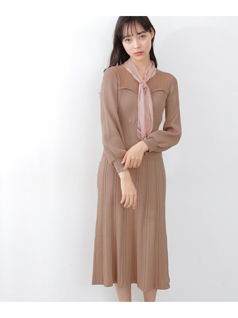 在庫限り 楽天市場 Sale 50 Off マーブルスカーフ付ニットワンピース Jill By Jillstuart ジル バイ ジルスチュアート ワンピース ワンピースその他 ベージュ パープル Rba E 送料無料 Rakuten Fashion Jill By Jillstuart 正規店仕入れの Radonnb Co Rs