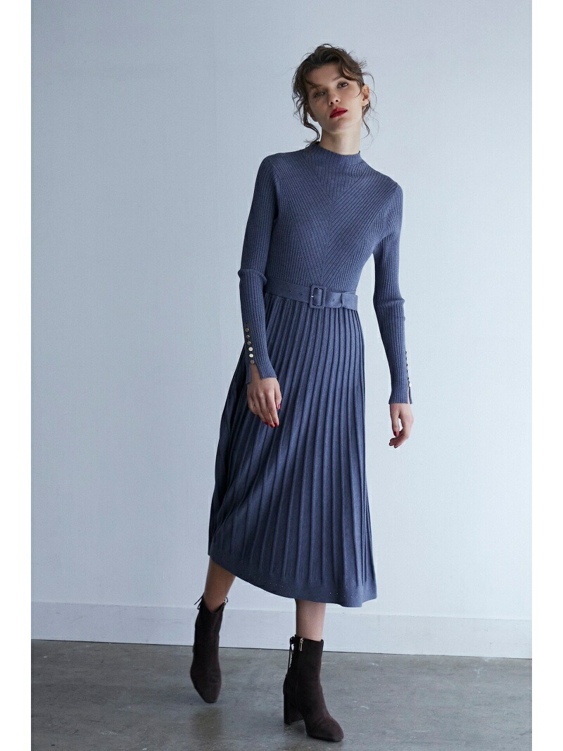 60 Off ワンピース ジルスチュアート Jillstuart Fashion チャロニットワンピース Rakuten ワンピース ブラウン 送料無料 ブルー ニットワンピース Dgb Gov Bf