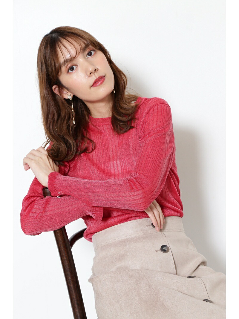 シアーリブニット Jillstuart ニット ジルスチュアート
