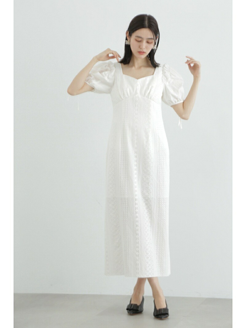 SALE／80%OFF】◇シャーリングエンブロイダリーワンピース JILL