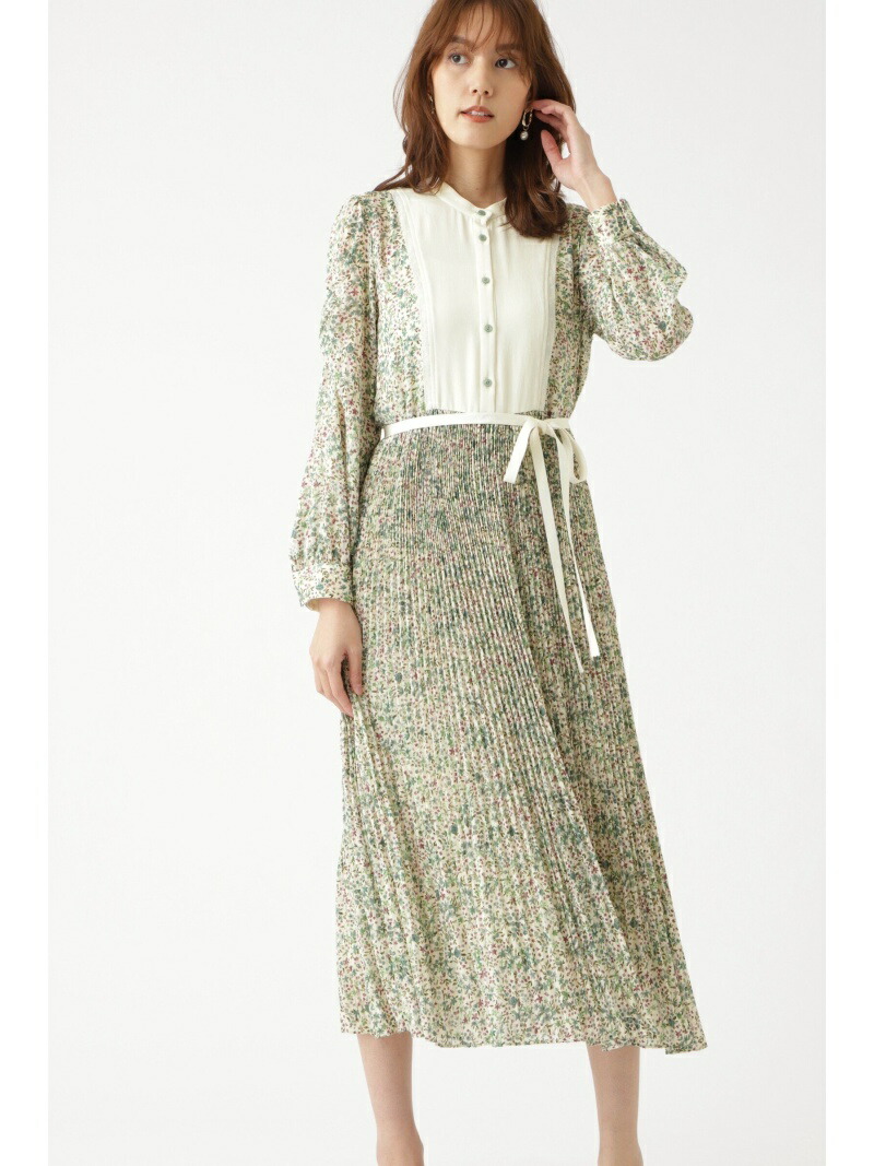 楽天市場 ロミーフラワーワンピース Jillstuart ジルスチュアート ワンピース ワンピースその他 グリーン パープル 送料無料 Rakuten Fashion Jillstuart