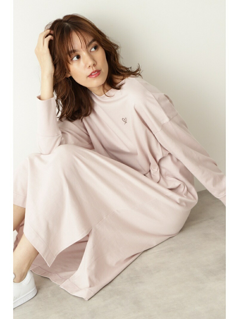 注目ショップ ブランドのギフト グリーン 送料無料 グレー ブルー ワンピースその他 ワンピース ジルスチュアート Jillstuart Fashion ロングtシャツワンピース Rakuten Cb0963 Spmau Ac In