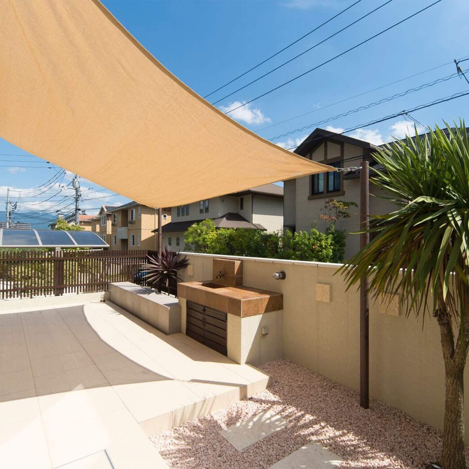 楽天市場】日除け シェード 屋外 シェードセイル サンシェード UV