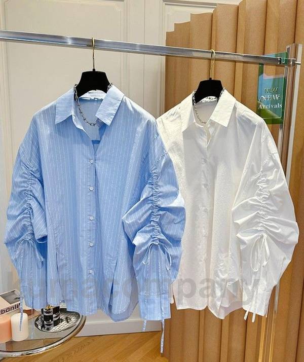 クルーネック バルーンスリーブ ブラウス ギャザーボリューム袖 シャツ トップス レディース カジュアル 春 夏 秋 無地 大人 女性 ビジネス 通勤 OL 入学式 楽天市場】バルーンスリーブ ブラウス レディース トップス 長袖