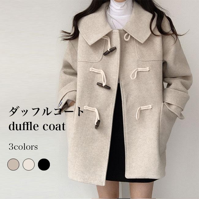 週末価格　human woman ツイード ダッフルコート　白 週末価格 human woman ツイード ダッフルコート 白