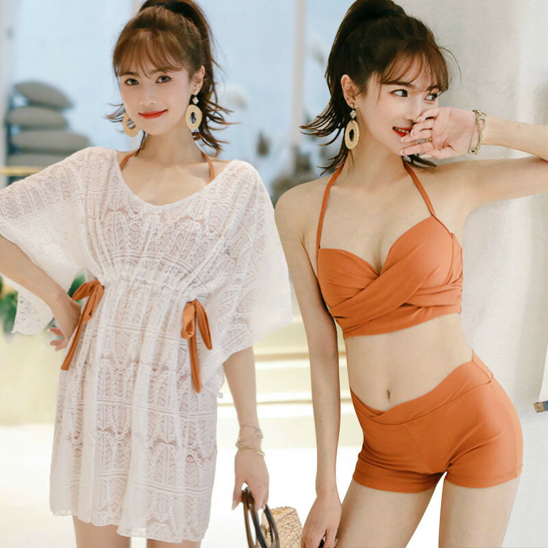■韓国ファッション■ ラッシュガード付 ビキニ 水着 全2色 org.jpg