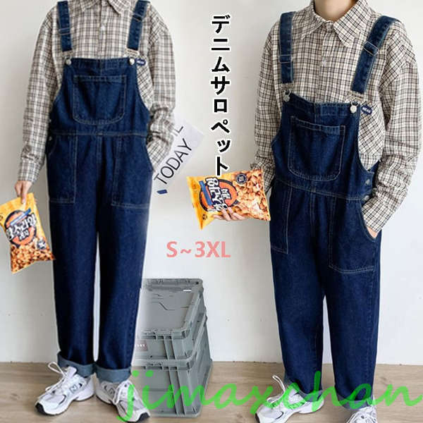 楽天市場】新生活 サロペットパンツ オーバーオール メンズ デニム
