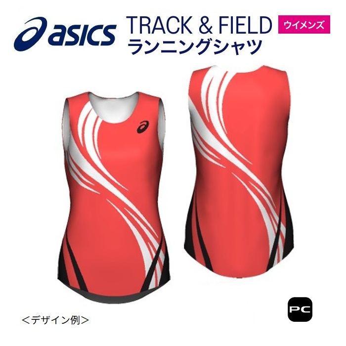 《受注生み出すこと》《貨物輸送無料》アシックス プリントオーダーコンポ 大地御召しもの ウィメンズ 駈けっくらプルオーバー うしろ側レギュラー PA01