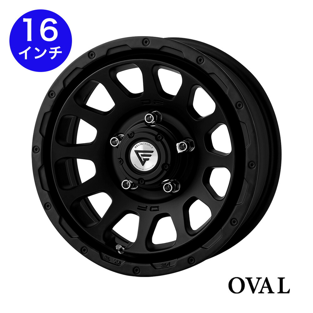 【単品】 DELTAFORCE OVAL 5.5J 16インチ +20 ジムニー jb64