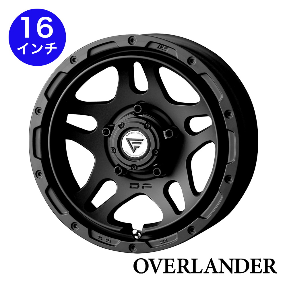 【単品】 DELTAFORCE OVERLANDER 6J 16インチ -5 ジムニーシエラ jb74|ベクタードライブ