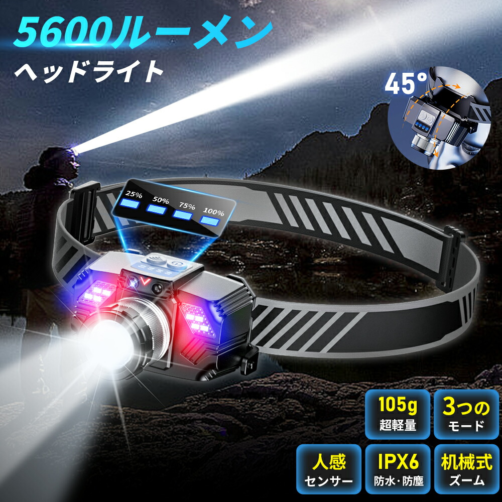 楽天市場】【液晶デジタル電力表示カラー夜光】ヘッドライト