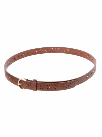 一部予約販売 大きいサイズ レディース 花柄スタッズベルトll ベルト 花柄 パンチング 花柄モチーフ スタッズ きれいめ カジュアル 大きいサイズベルト レディースベルト ベルトレディース ぽっちゃり 大人 かわいい 可愛い 白 ホワイト 茶色 ブラウン 黒 ブラック