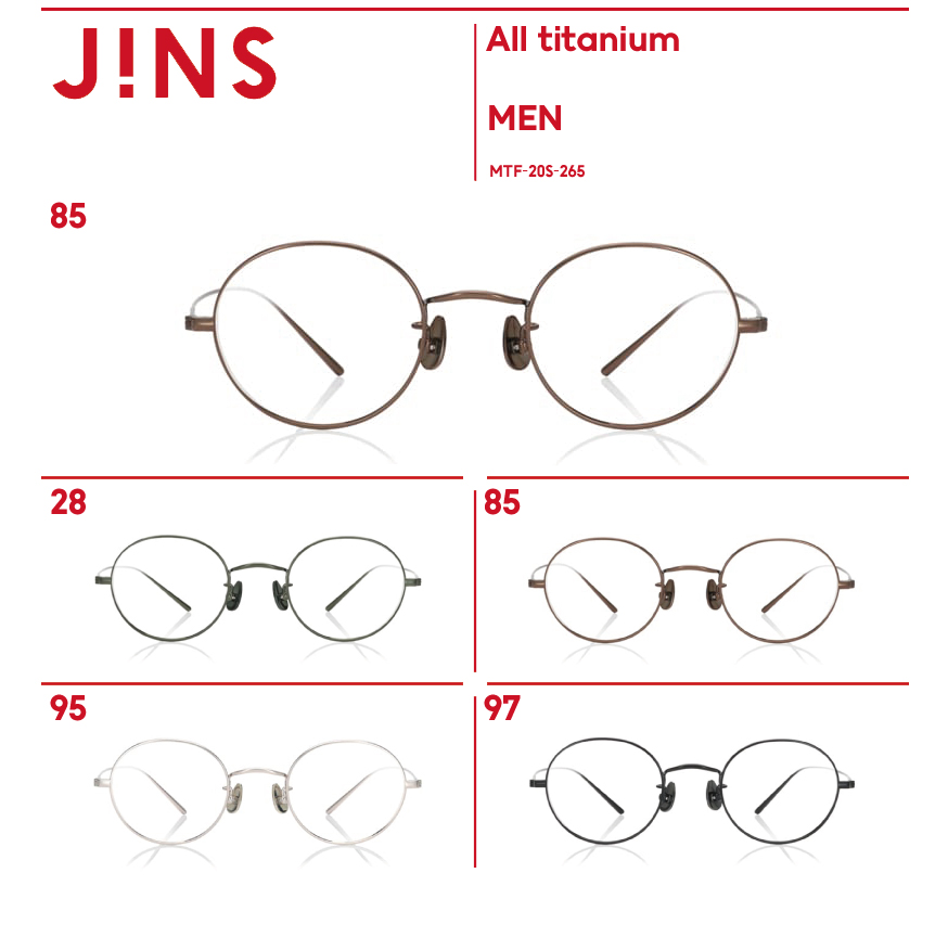 楽天市場】【All titanium】-JINS（ジンズ）メガネ 眼鏡 めがね mens_