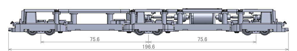［鉄道模型］トミーテック 【再生産】鉄道コレクション動力ユニット　LRT用5連接　TM-LRT05