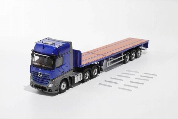 ゲインコーププロダクツ 1/64 メルセデス・ベンツ アクトロス ギガスペース 6x2 左ハンドル仕様 ブルー【KS088/KS101-497】 ミニカー