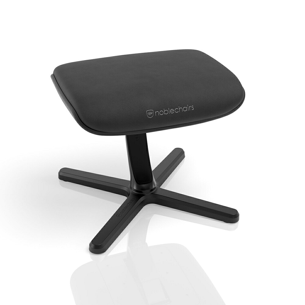 noblechairs FOOTREST 2 BLACK EDITION ノーブルチェアーズ フットレスト 2 ブラックエディションモデル NBL-FR-PU-BED|Joshin web 家電とPCの大型専門店