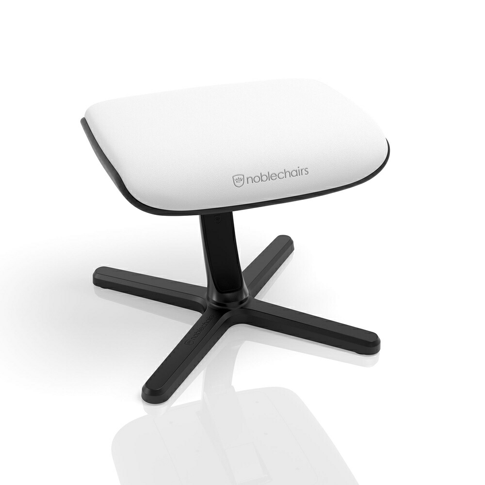 noblechairs FOOTREST 2 WHITE EDITION ノーブルチェアーズ フットレスト 2 ホワイトエディションモデル ピュアホワイト NBL-FR-PU-WED